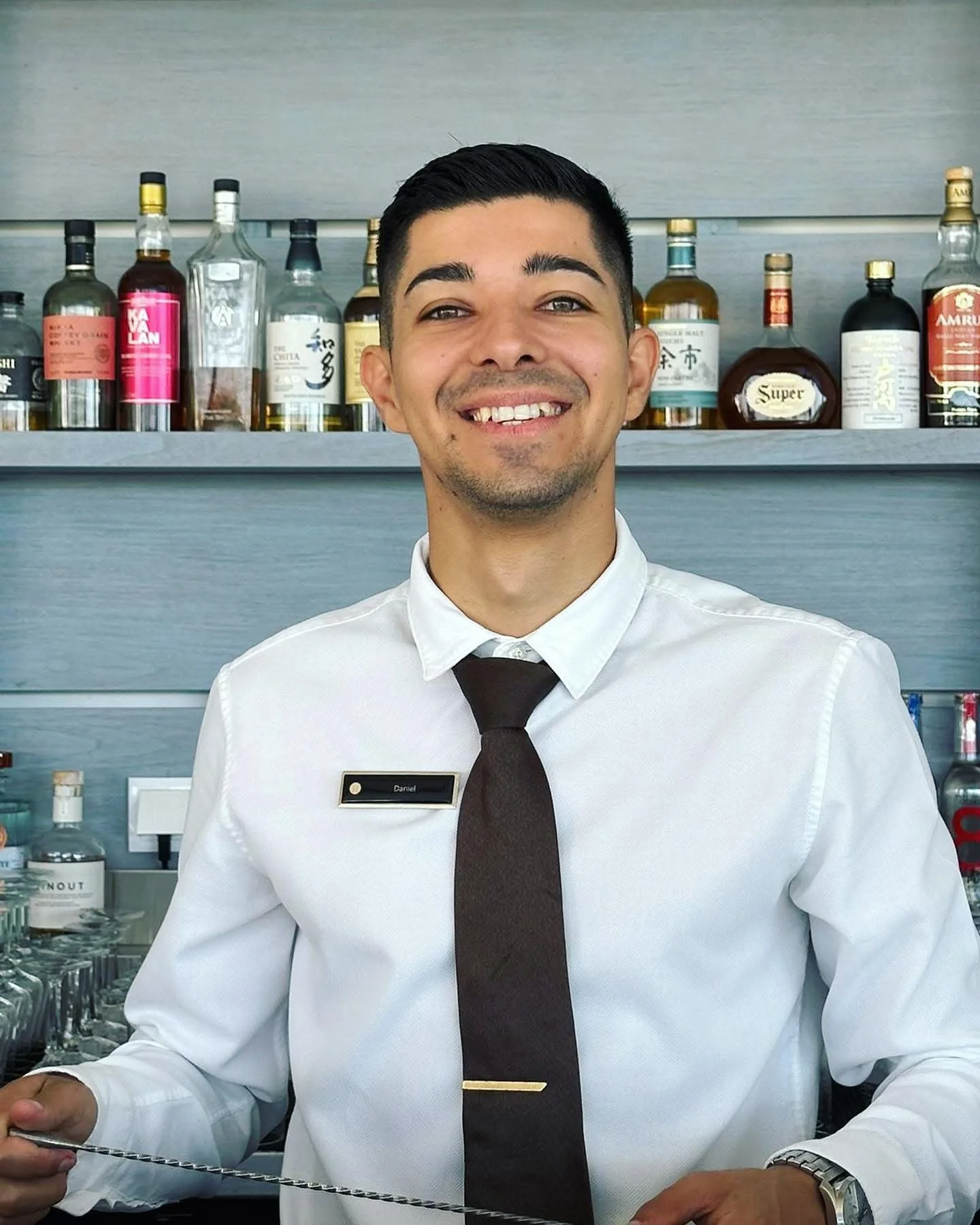 Apresentação de cocktails